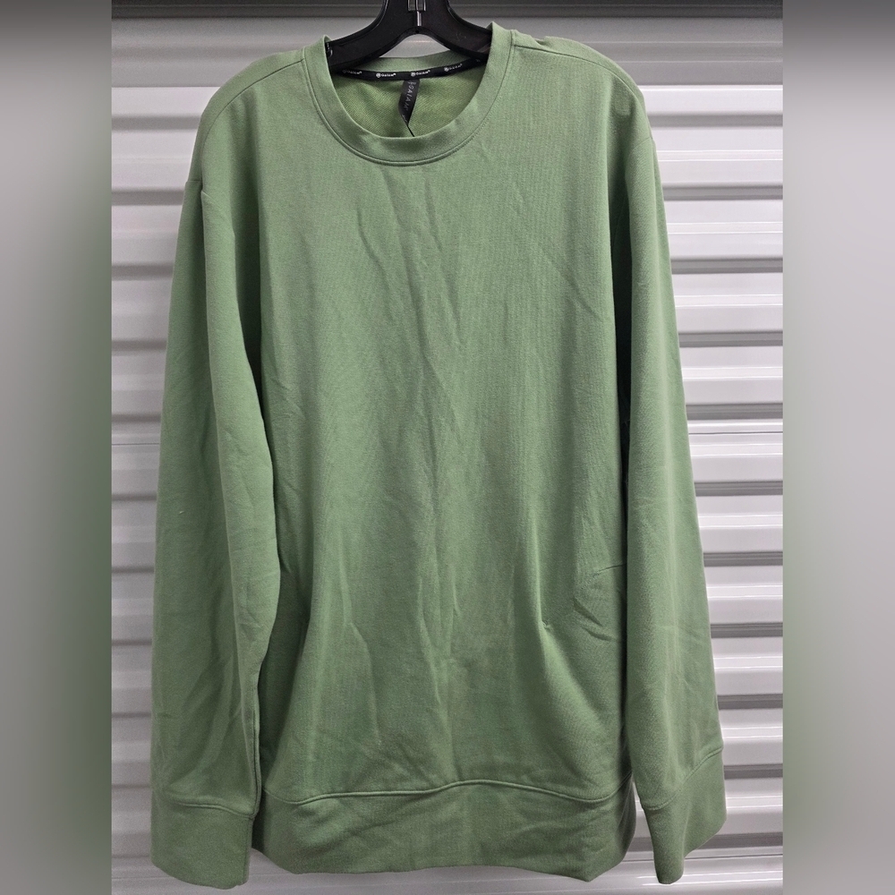 GAIAM Sage Green Top with Black Details